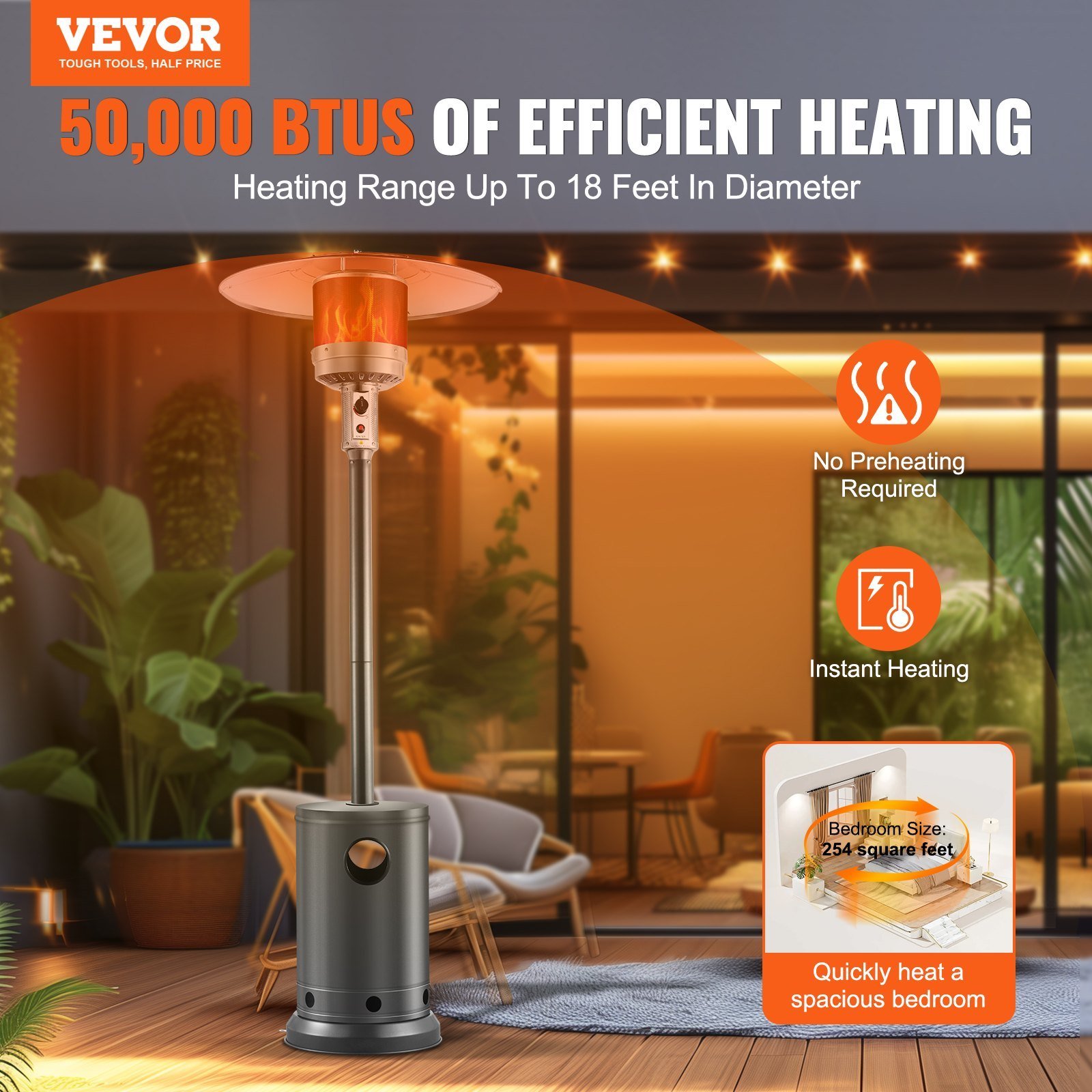 Outdoor Electric Patio Heater - Image 3