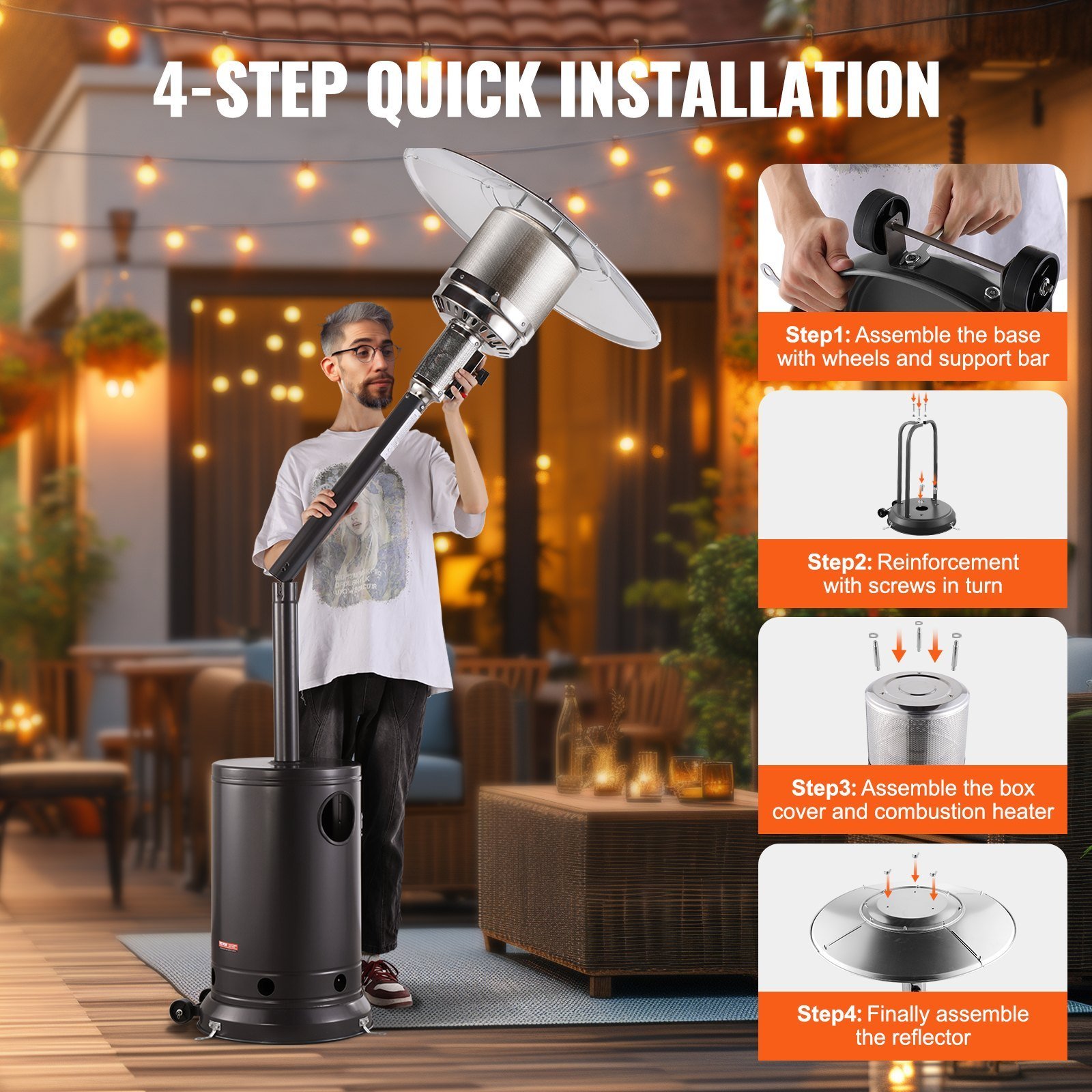 Outdoor Electric Patio Heater - Image 4